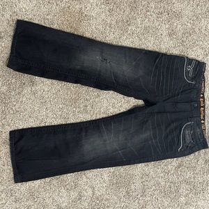 Mens Relaxed Straight 38 Rock Revival Jeans